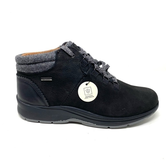 Cobb Hill Pyper NS Hiker Boots Black WIDE - Picture 1 of 7